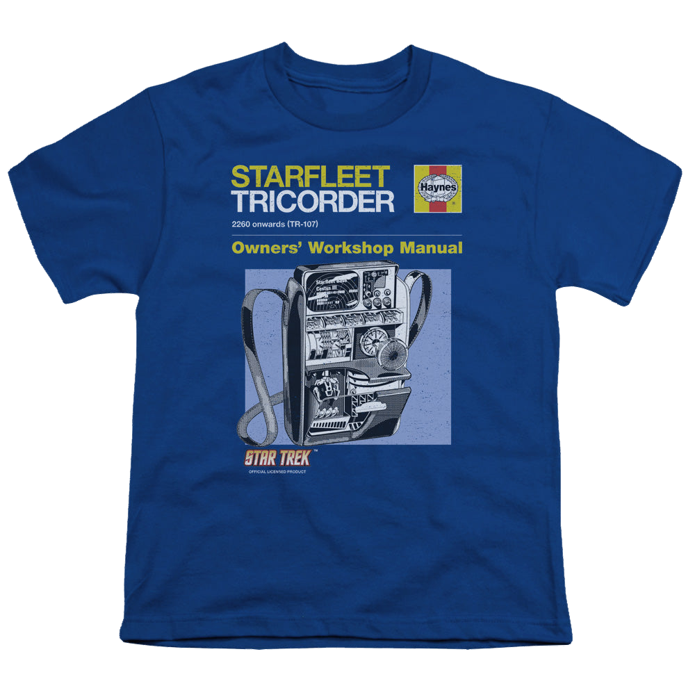 Star Trek The Original Series Tricorder Manual - Youth T-Shirt Youth T-Shirt (Ages 8-12) Star Trek   