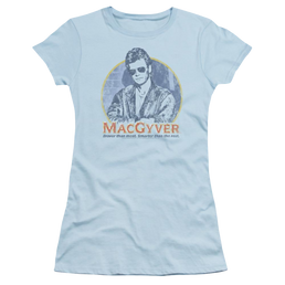 Macgyver Title Juniors T-Shirt Juniors T-Shirt MacGyver   