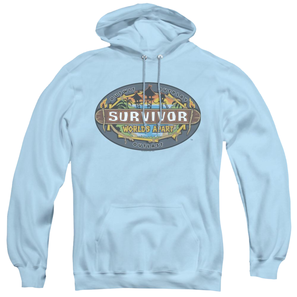 Survivor Worlds Apart Logo - Pullover Hoodie Pullover Hoodie Survivor   