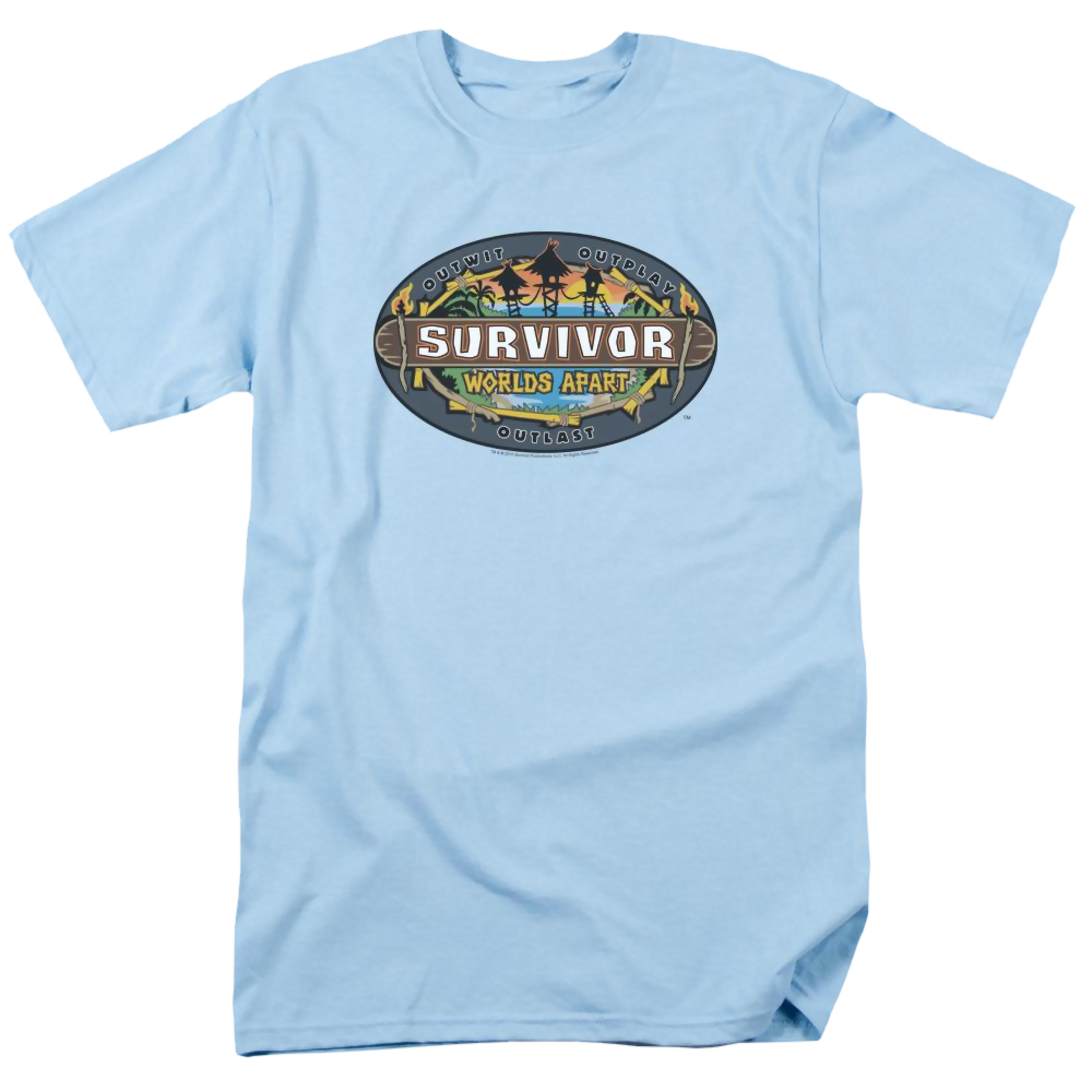 Survivor Worlds Apart Logo - Men's Regular Fit T-Shirt Men's Regular Fit T-Shirt Survivor   