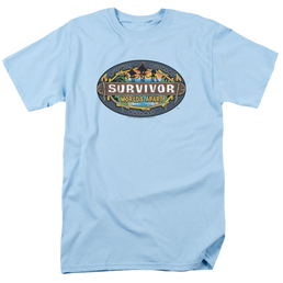 Survivor Worlds Apart Logo - Men's Regular Fit T-Shirt Men's Regular Fit T-Shirt Survivor   