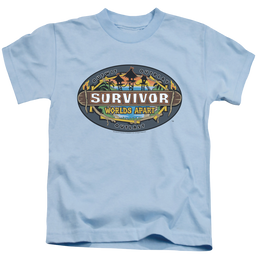 Survivor Worlds Apart Logo - Kid's T-Shirt Kid's T-Shirt (Ages 4-7) Survivor   