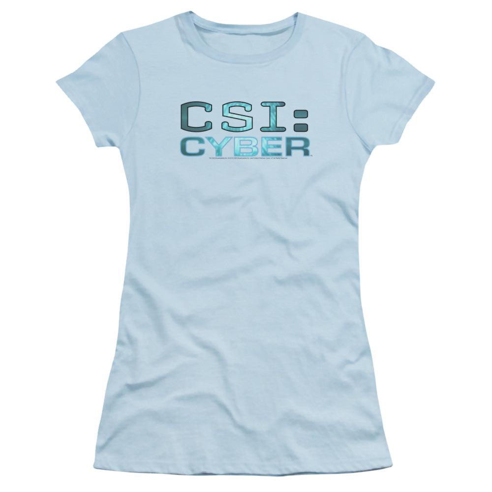 CSI: Cyber Cyber Logo - Juniors T-Shirt Juniors T-Shirt CSI   