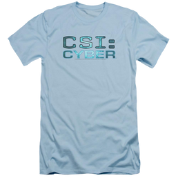 CSI: Cyber Cyber Logo - Men's Slim Fit T-Shirt Men's Slim Fit T-Shirt CSI   