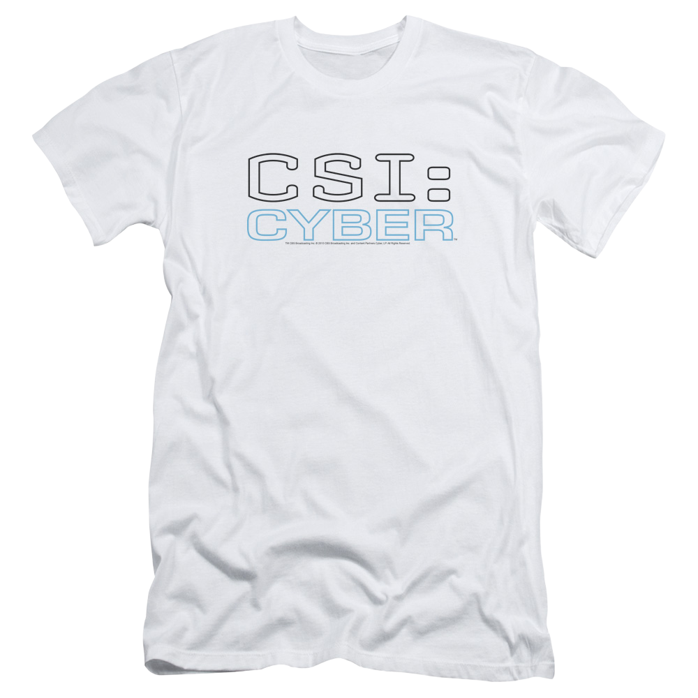CSI: Cyber Logo - Men's Slim Fit T-Shirt Men's Slim Fit T-Shirt CSI   