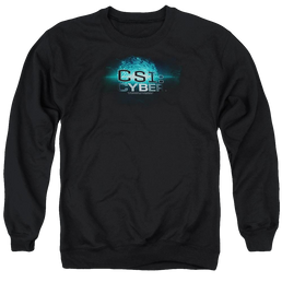 CSI: Cyber Thumb Print - Men's Crewneck Sweatshirt Men's Crewneck Sweatshirt CSI   