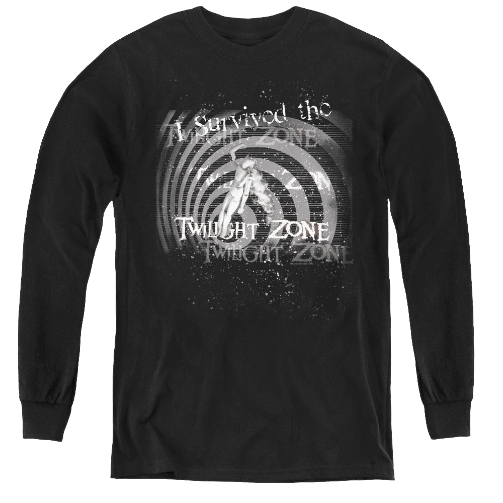 Twilight Zone, The I Survived - Youth Long Sleeve T-Shirt Youth Long Sleeve T-Shirt The Twilight Zone   