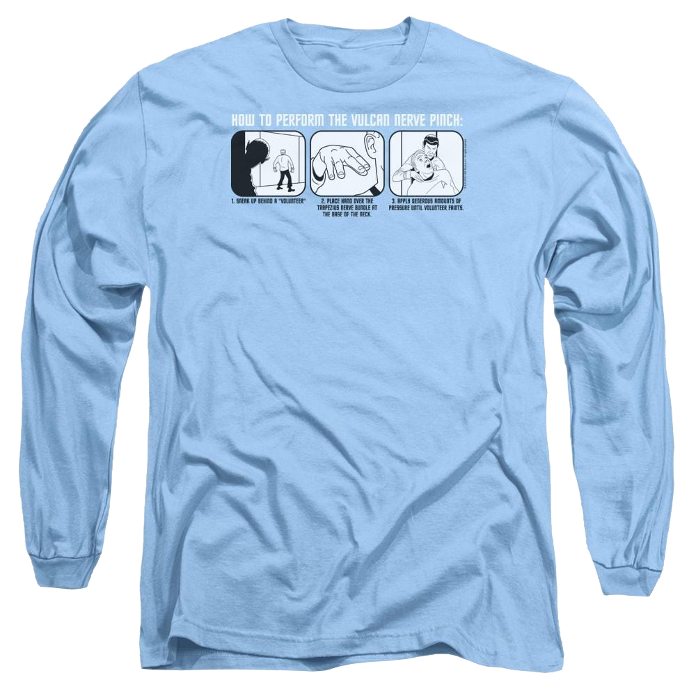 Star Trek Vulcan Nerve Pinch Men's Long Sleeve T-Shirt Men's Long Sleeve T-Shirt Star Trek   