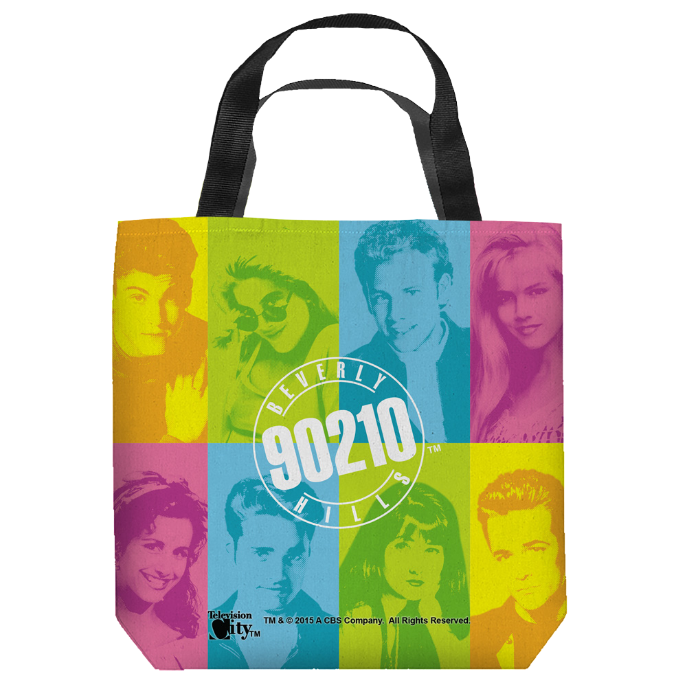 Beverly Hills 90210 Color Blocks - Tote Bag Tote Bags Beverly Hills 90210   