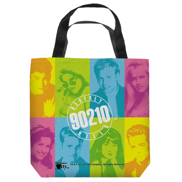 Beverly Hills 90210 Color Blocks tote bag