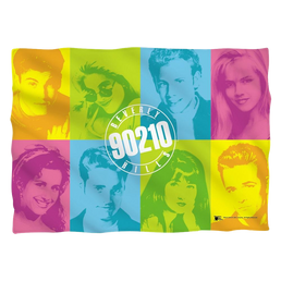 Beverly Hills 90210 Color Blocks (Front/Back Print) - Pillow Case Pillow Cases Beverly Hills 90210   