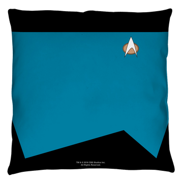Star Trek The Next Generation Science throw pillow