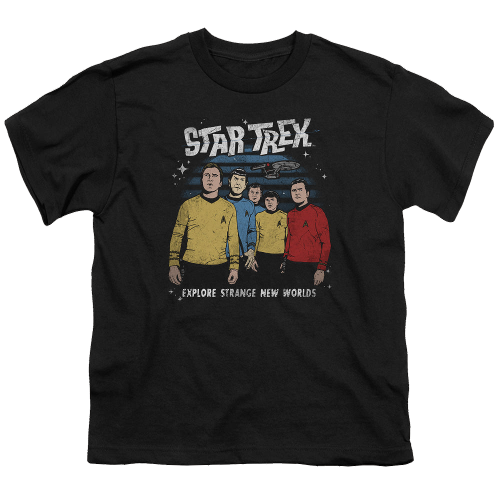 Star Trek The Original Series Stange New World - Youth T-Shirt Youth T-Shirt (Ages 8-12) Star Trek   
