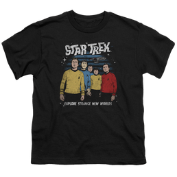 Star Trek The Original Series Stange New World - Youth T-Shirt Youth T-Shirt (Ages 8-12) Star Trek   