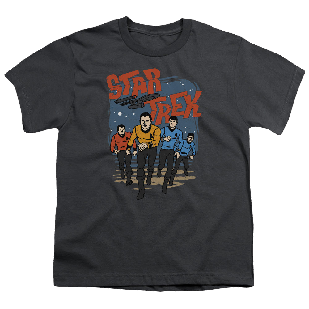 Star Trek The Original Series Run Forward - Youth T-Shirt Youth T-Shirt (Ages 8-12) Star Trek   