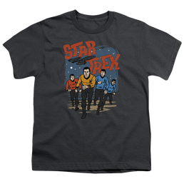 Star Trek The Original Series Run Forward - Youth T-Shirt Youth T-Shirt (Ages 8-12) Star Trek   