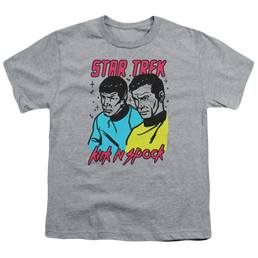 Star Trek The Original Series Kirk N Spock - Youth T-Shirt Youth T-Shirt (Ages 8-12) Star Trek   