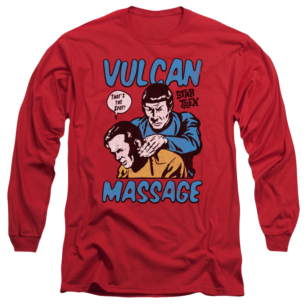 Star Trek Massage Men's Long Sleeve T-Shirt Men's Long Sleeve T-Shirt Star Trek   