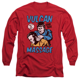 Star Trek Massage Men's Long Sleeve T-Shirt Men's Long Sleeve T-Shirt Star Trek   