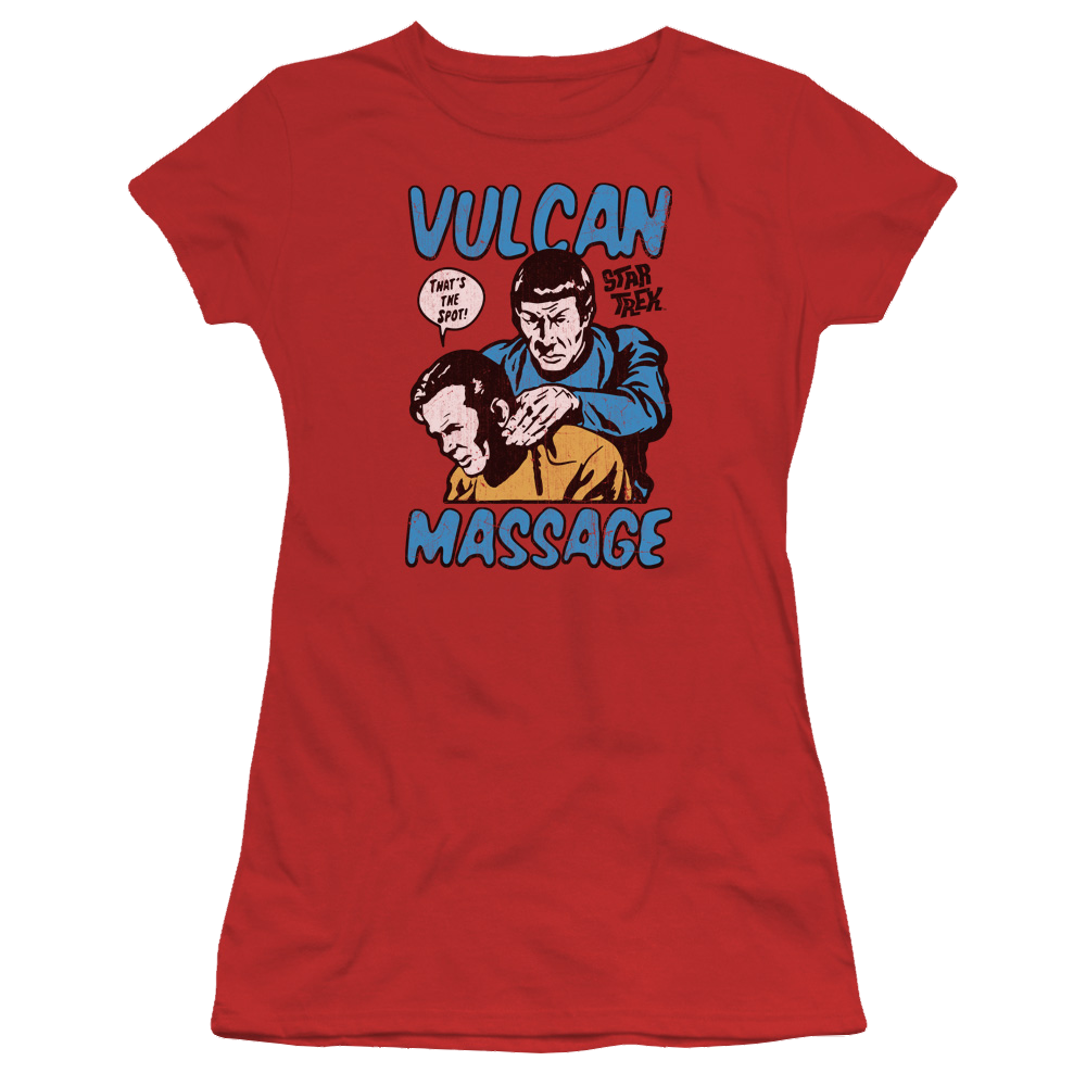 Star Trek Massage Juniors T-Shirt Juniors T-Shirt Star Trek   
