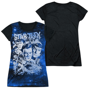 Star Trek Pop Stars juniors black back t-shirt