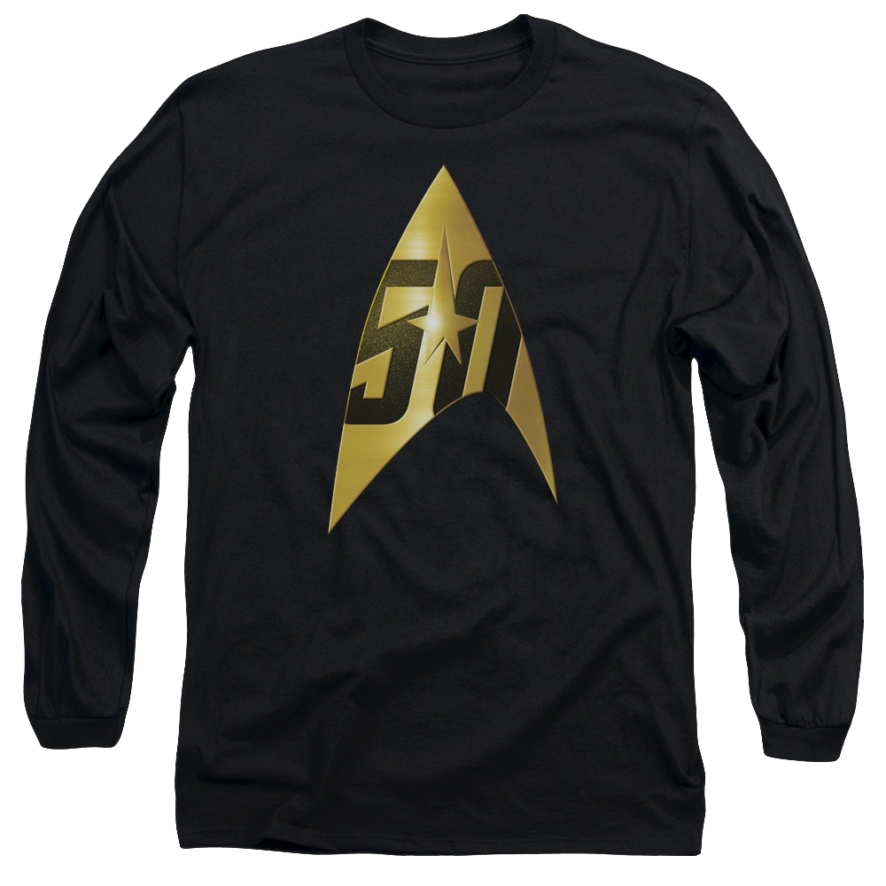 Star Trek The Original Series 50Th Anniversary Delta - Men's Long Sleeve T-Shirt Men's Long Sleeve T-Shirt Star Trek   