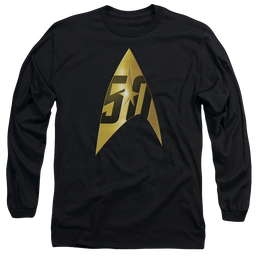 Star Trek The Original Series 50Th Anniversary Delta - Men's Long Sleeve T-Shirt Men's Long Sleeve T-Shirt Star Trek   
