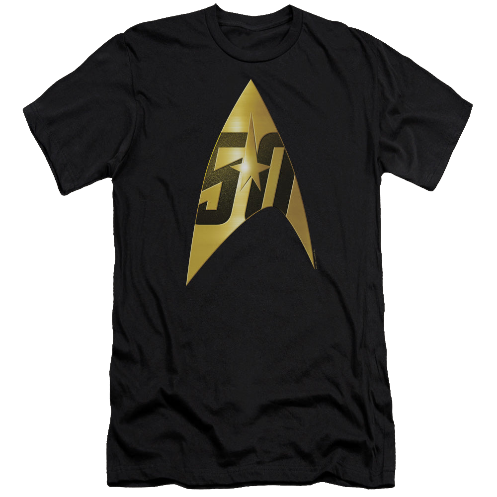 Star Trek The Original Series 50Th Anniversary Delta - Men's Premium Slim Fit T-Shirt Men's Premium Slim Fit T-Shirt Star Trek   