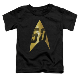 Star Trek The Original Series 50Th Anniversary Delta - Toddler T-Shirt Toddler T-Shirt Star Trek   