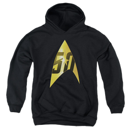 Star Trek The Original Series 50Th Anniversary Delta - Youth Hoodie Youth Hoodie (Ages 8-12) Star Trek   