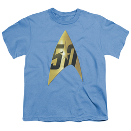 Star Trek The Original Series 50Th Anniversary Delta - Youth T-Shirt Youth T-Shirt (Ages 8-12) Star Trek   