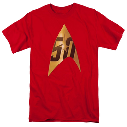 Star Trek The Original Series 50Th Anniversary Delta - Men's Regular Fit T-Shirt Men's Regular Fit T-Shirt Star Trek   