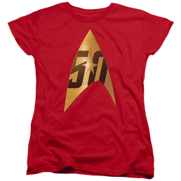 Star Trek The Original Series 50Th Anniversary Delta - Women's T-Shirt Women's T-Shirt Star Trek   