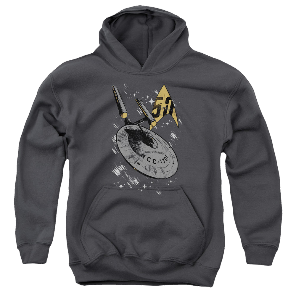 Star Trek The Original Series Enterprise Dash - Youth Hoodie Youth Hoodie (Ages 8-12) Star Trek   