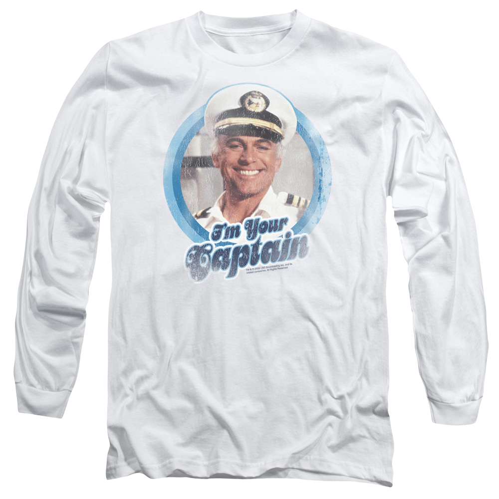 Love Boat, The Im Your Captain - Men's Long Sleeve T-Shirt Men's Long Sleeve T-Shirt The Love Boat   