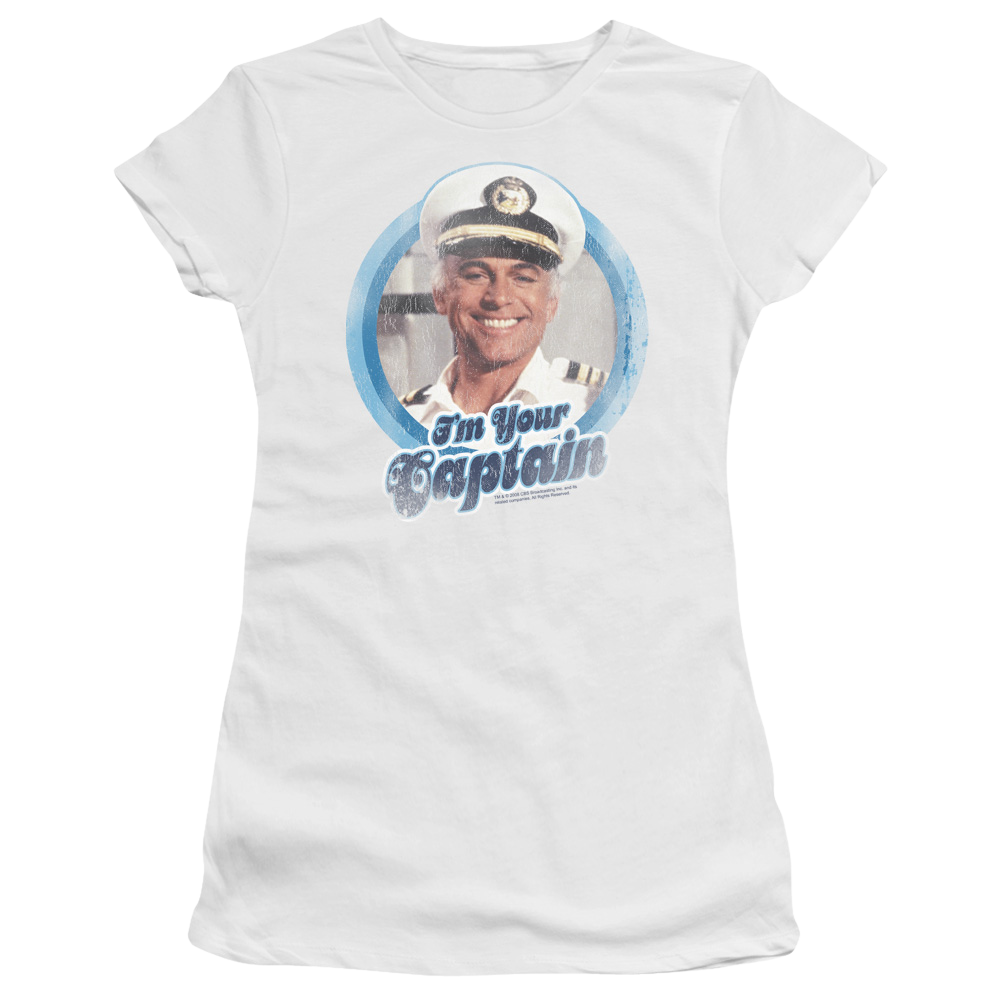 Love Boat, The Im Your Captain - Juniors T-Shirt Juniors T-Shirt The Love Boat   