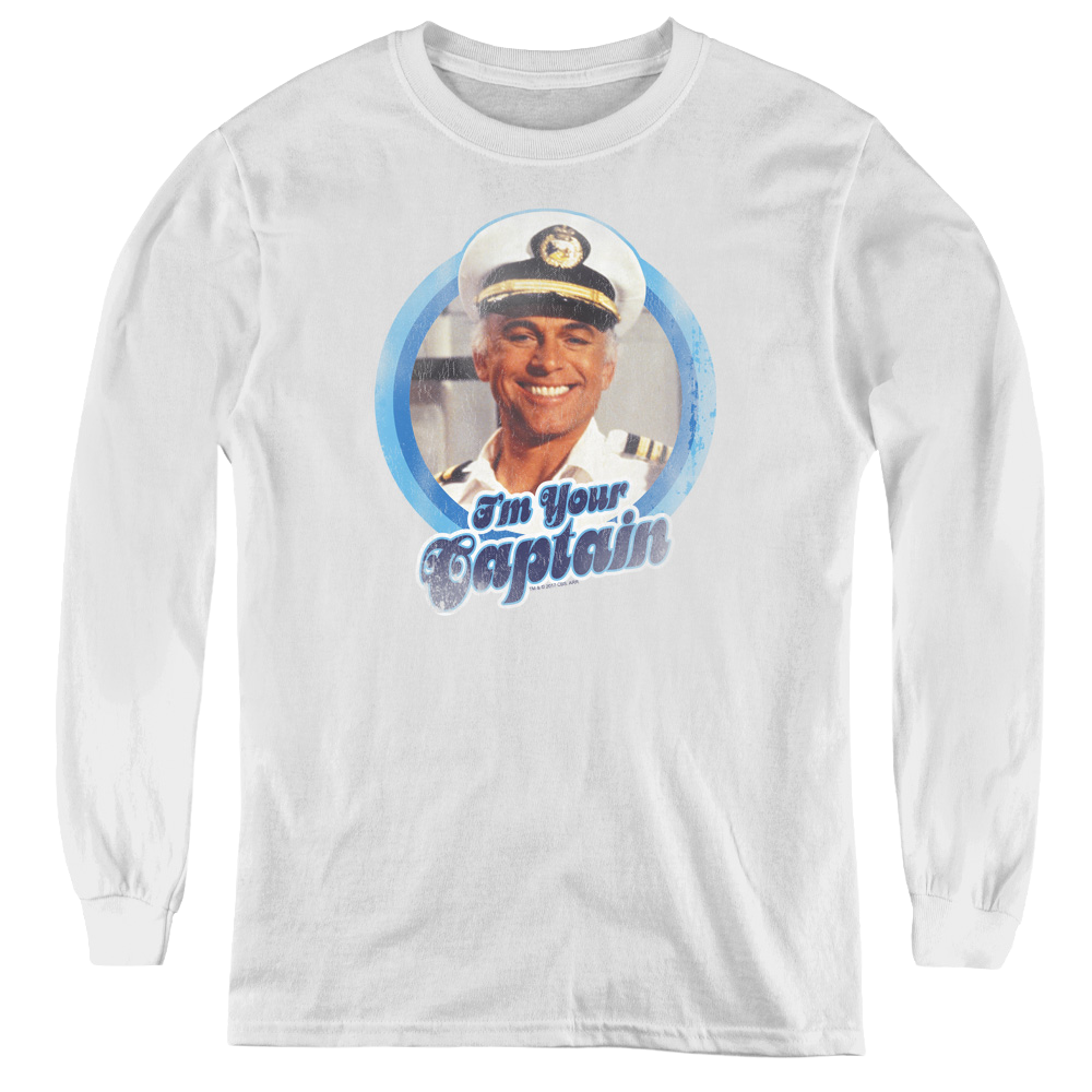 Love Boat, The Im Your Captain - Youth Long Sleeve T-Shirt Youth Long Sleeve T-Shirt The Love Boat   