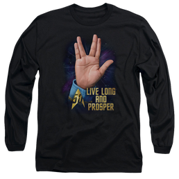 Star Trek Llap 50 Men's Long Sleeve T-Shirt Men's Long Sleeve T-Shirt Star Trek   