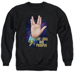 Star Trek Llap 50 Men's Crewneck Sweatshirt Men's Crewneck Sweatshirt Star Trek   