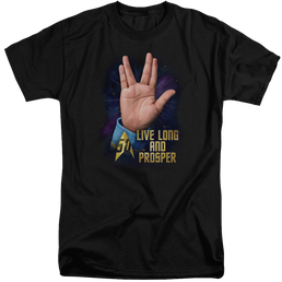 Star Trek Llap 50 Men's Tall Fit T-Shirt Men's Tall Fit T-Shirt Star Trek   