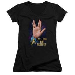 Star Trek Llap 50 Juniors V-Neck T-Shirt Juniors V-Neck T-Shirt Star Trek   