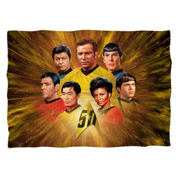 Star Trek The Original Series 50Th Crew (Front/Back Print) - Pillow Case Pillow Cases Star Trek   