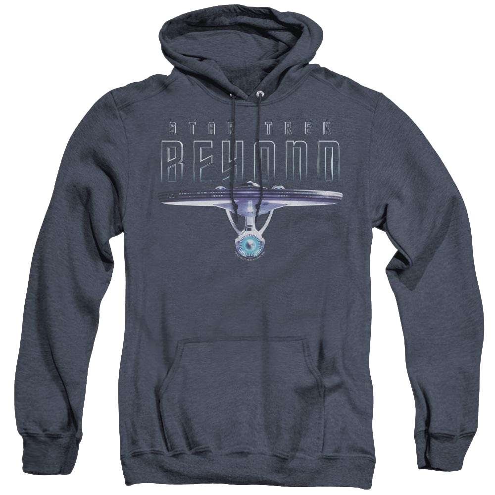 Star Trek Beyond Enterprise Beyond - Heather Pullover Hoodie Heather Pullover Hoodie Star Trek   