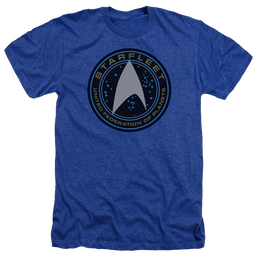 Star Trek Beyond Starfleet Patch Men's Heather T-Shirt Men's Heather T-Shirt Star Trek   