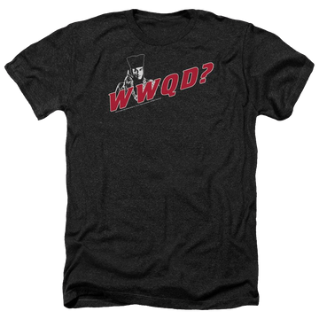 Charcoal men's heather t-shirt with Star Trek Wwqd graphic