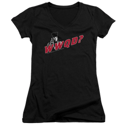 Star Trek Wwqd Juniors V-Neck T-Shirt Juniors V-Neck T-Shirt Star Trek   