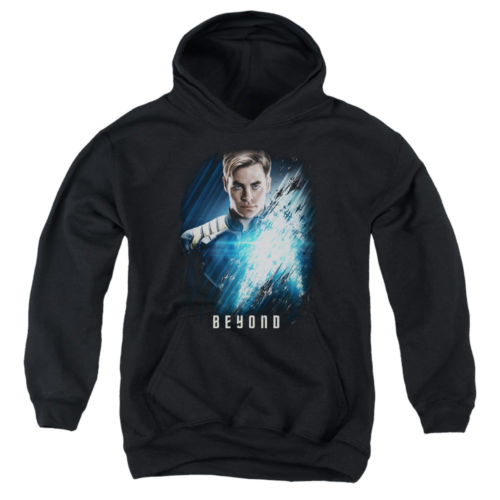 Star Trek Beyond Kirk Poster - Youth Hoodie Youth Hoodie (Ages 8-12) Star Trek   