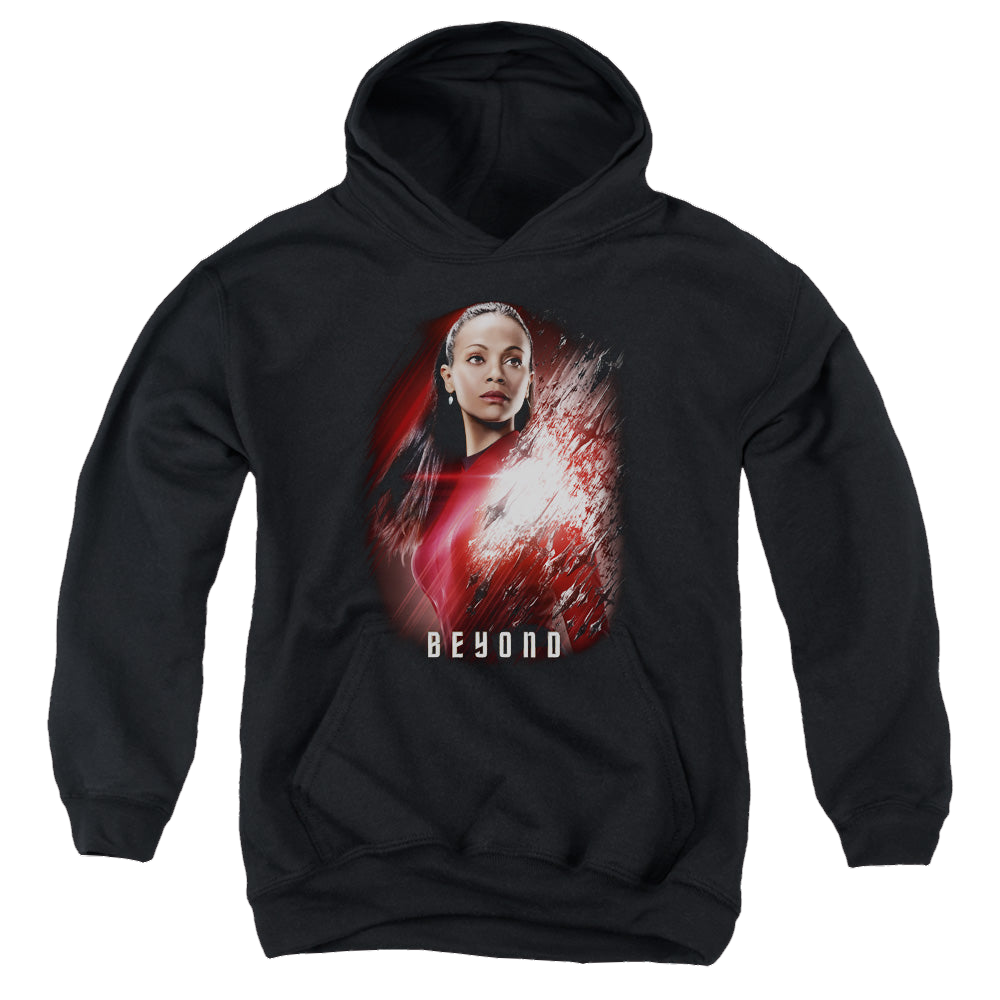 Star Trek Beyond Uhura Poster - Youth Hoodie Youth Hoodie (Ages 8-12) Star Trek   