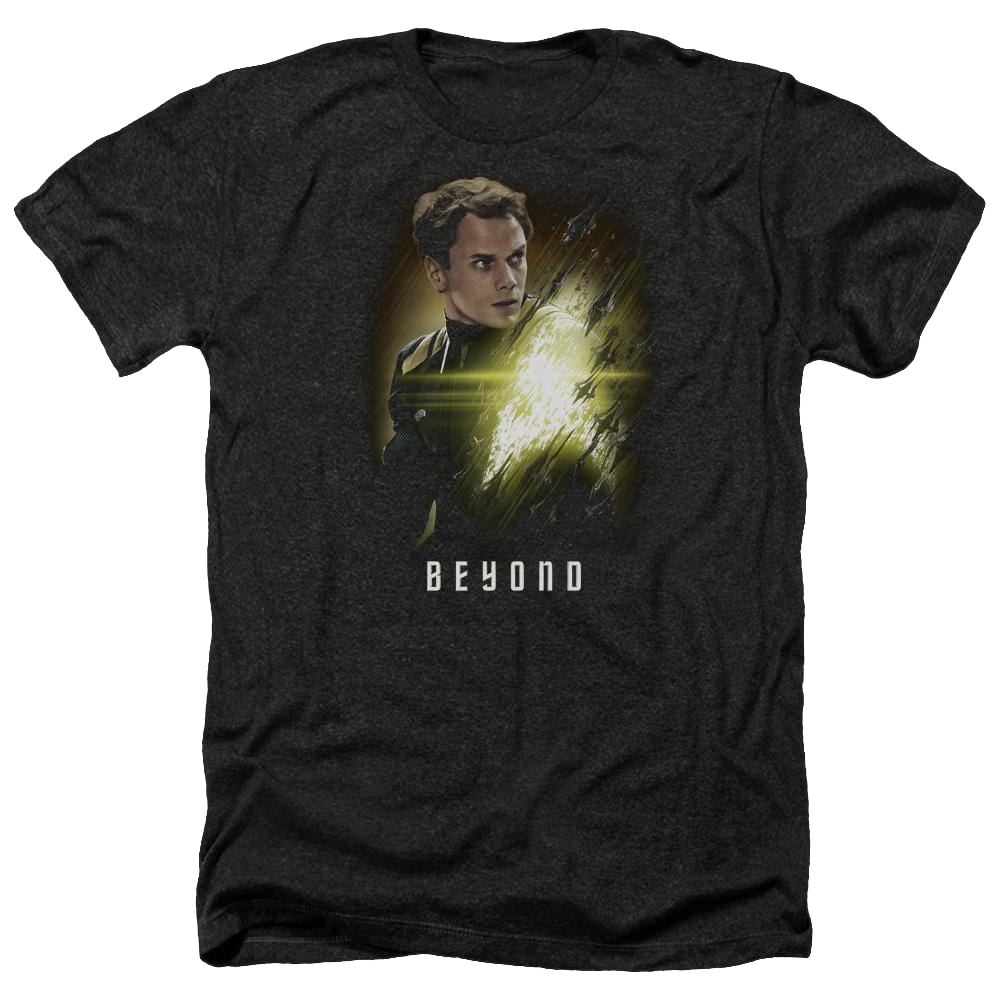 Star Trek Beyond Chekov Poster Men's Heather T-Shirt Men's Heather T-Shirt Star Trek   
