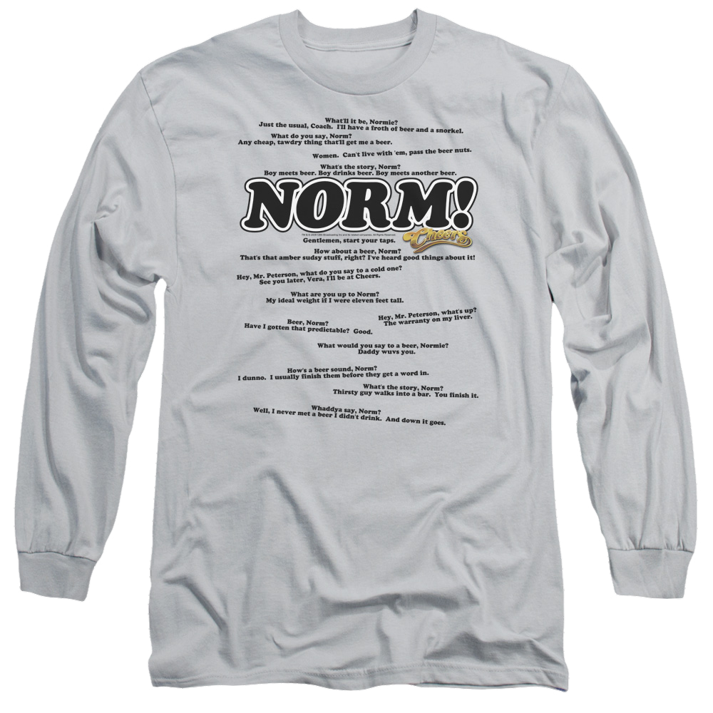 Cheers Normisms - Men's Long Sleeve T-Shirt Men's Long Sleeve T-Shirt Cheers   